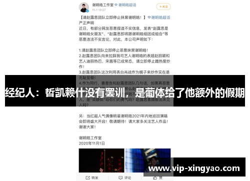 经纪人：哲凯赖什没有罢训，是葡体给了他额外的假期